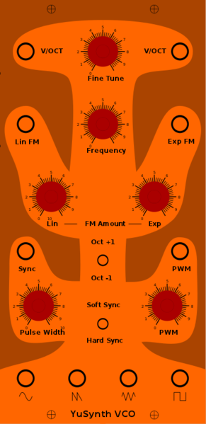 Datei:Modular Synth VCO Front Panel.svg